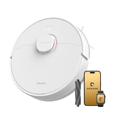 dreame D10s Robot Vacuum Cleaner and Mop, 5000Pa Power Suction, LDS Navigation, Up to 280 Minutes Runtime, App Control, AU Model
